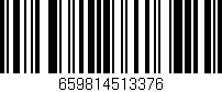 Código de barras (EAN, GTIN, SKU, ISBN): '659814513376'