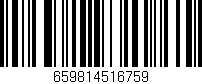 Código de barras (EAN, GTIN, SKU, ISBN): '659814516759'