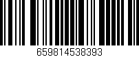 Código de barras (EAN, GTIN, SKU, ISBN): '659814538393'