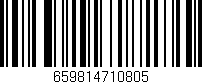 Código de barras (EAN, GTIN, SKU, ISBN): '659814710805'