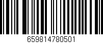 Código de barras (EAN, GTIN, SKU, ISBN): '659814780501'