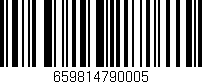 Código de barras (EAN, GTIN, SKU, ISBN): '659814790005'