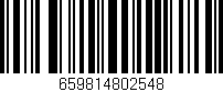 Código de barras (EAN, GTIN, SKU, ISBN): '659814802548'