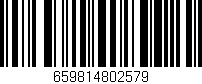 Código de barras (EAN, GTIN, SKU, ISBN): '659814802579'