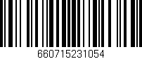 Código de barras (EAN, GTIN, SKU, ISBN): '660715231054'