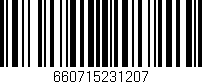 Código de barras (EAN, GTIN, SKU, ISBN): '660715231207'