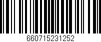 Código de barras (EAN, GTIN, SKU, ISBN): '660715231252'