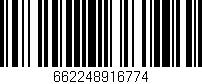 Código de barras (EAN, GTIN, SKU, ISBN): '662248916774'