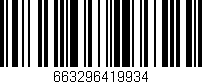 Código de barras (EAN, GTIN, SKU, ISBN): '663296419934'