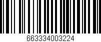 Código de barras (EAN, GTIN, SKU, ISBN): '663334003224'