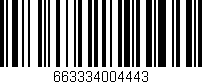 Código de barras (EAN, GTIN, SKU, ISBN): '663334004443'