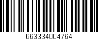 Código de barras (EAN, GTIN, SKU, ISBN): '663334004764'