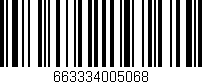 Código de barras (EAN, GTIN, SKU, ISBN): '663334005068'