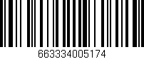 Código de barras (EAN, GTIN, SKU, ISBN): '663334005174'
