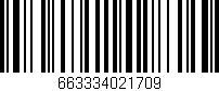 Código de barras (EAN, GTIN, SKU, ISBN): '663334021709'