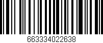 Código de barras (EAN, GTIN, SKU, ISBN): '663334022638'