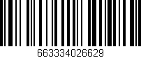 Código de barras (EAN, GTIN, SKU, ISBN): '663334026629'