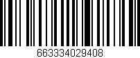 Código de barras (EAN, GTIN, SKU, ISBN): '663334029408'