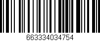 Código de barras (EAN, GTIN, SKU, ISBN): '663334034754'