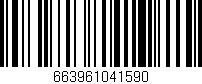 Código de barras (EAN, GTIN, SKU, ISBN): '663961041590'