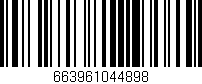 Código de barras (EAN, GTIN, SKU, ISBN): '663961044898'