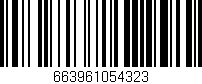 Código de barras (EAN, GTIN, SKU, ISBN): '663961054323'