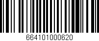 Código de barras (EAN, GTIN, SKU, ISBN): '664101000620'
