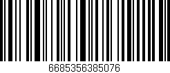 Código de barras (EAN, GTIN, SKU, ISBN): '6685356385076'