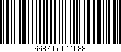 Código de barras (EAN, GTIN, SKU, ISBN): '6687050011688'