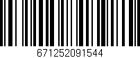Código de barras (EAN, GTIN, SKU, ISBN): '671252091544'