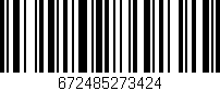 Código de barras (EAN, GTIN, SKU, ISBN): '672485273424'