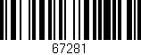 Código de barras (EAN, GTIN, SKU, ISBN): '67281'