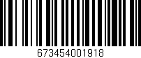 Código de barras (EAN, GTIN, SKU, ISBN): '673454001918'