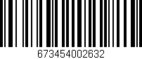Código de barras (EAN, GTIN, SKU, ISBN): '673454002632'