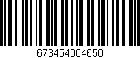 Código de barras (EAN, GTIN, SKU, ISBN): '673454004650'