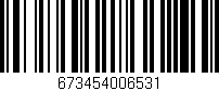 Código de barras (EAN, GTIN, SKU, ISBN): '673454006531'