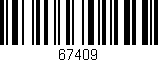 Código de barras (EAN, GTIN, SKU, ISBN): '67409'