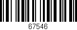 Código de barras (EAN, GTIN, SKU, ISBN): '67546'