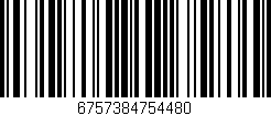 Código de barras (EAN, GTIN, SKU, ISBN): '6757384754480'