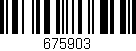 Código de barras (EAN, GTIN, SKU, ISBN): '675903'