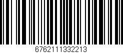 Código de barras (EAN, GTIN, SKU, ISBN): '6762111332213'