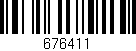 Código de barras (EAN, GTIN, SKU, ISBN): '676411'
