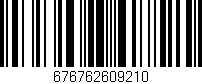 Código de barras (EAN, GTIN, SKU, ISBN): '676762609210'
