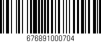 Código de barras (EAN, GTIN, SKU, ISBN): '676891000704'