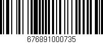 Código de barras (EAN, GTIN, SKU, ISBN): '676891000735'