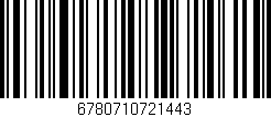 Código de barras (EAN, GTIN, SKU, ISBN): '6780710721443'