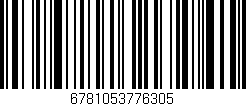 Código de barras (EAN, GTIN, SKU, ISBN): '6781053776305'