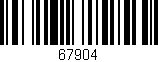 Código de barras (EAN, GTIN, SKU, ISBN): '67904'