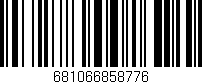 Código de barras (EAN, GTIN, SKU, ISBN): '681066858776'