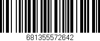 Código de barras (EAN, GTIN, SKU, ISBN): '681355572642'
